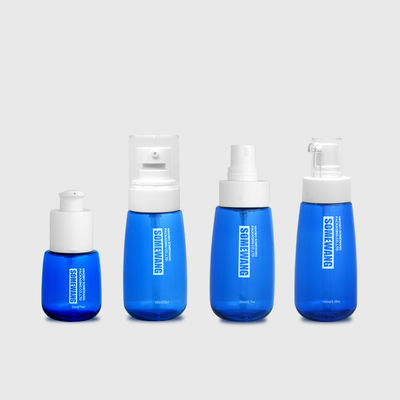 l'emballage cosmétique en plastique vide de 30ml 60ml 80ml 100ml PETG place la bouteille de gel de douche de PETG