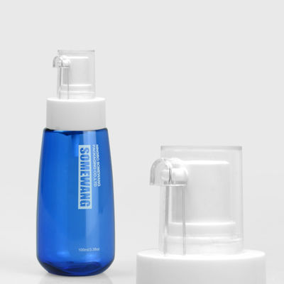 l'emballage cosmétique en plastique vide de 30ml 60ml 80ml 100ml PETG place la bouteille de gel de douche de PETG