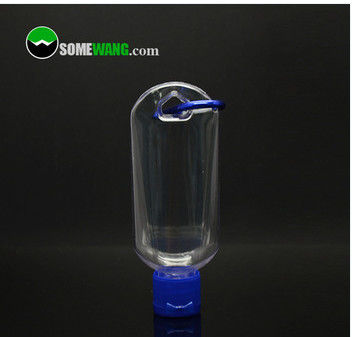 ensembles faits sur commande de bouteille de gel d'aseptisant de main de 30ml 60ml PETG avec Flip Caps
