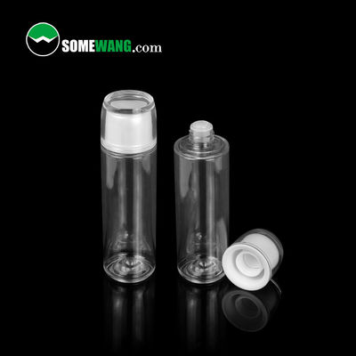 les soins de la peau en plastique du mur épais transparent PETG de 100ml 120ml mettent le flacon en bouteille de toner cosmétique de PETG