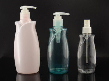 Bouteille vide en plastique 130ml 230ml 300ml de shampooing d'ANIMAL FAMILIER rose de fleur