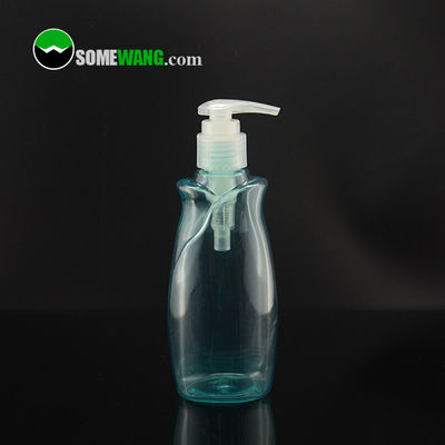 Bouteille vide en plastique 130ml 230ml 300ml de shampooing d'ANIMAL FAMILIER rose de fleur