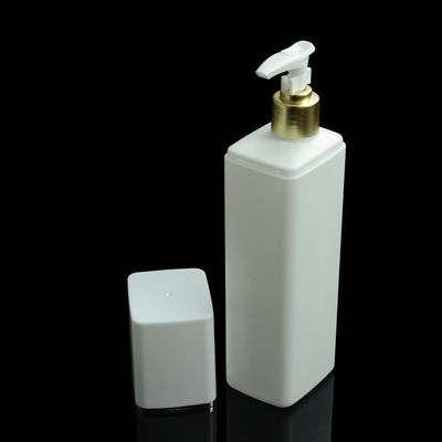 bouteille de PE de 300ml 400ml 500ml avec la bouteille de shampooing de couverture extérieure