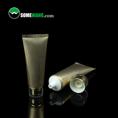 tube d'or en plastique de 100ml ABL pour le conditionneur pour cheveux facial de détergent