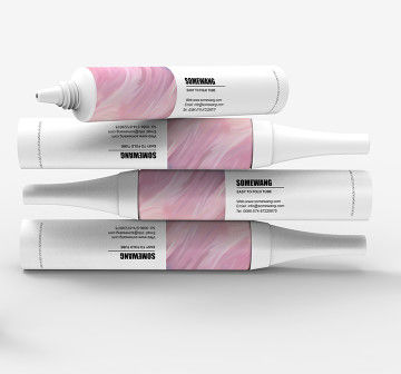 Tube de crème pour les yeux en plastique ABL de 15 ml avec applicateur de massage pour emballage cosmétique