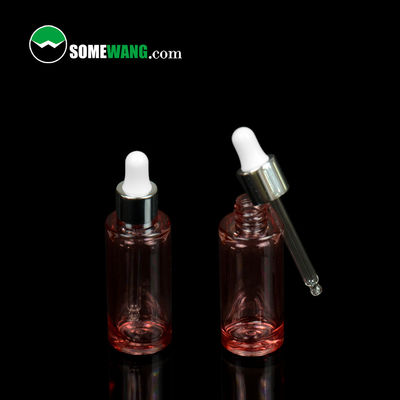 Bouteille vide d'huile essentielle de la bouteille 10ml 30ml 40ml de compte-gouttes de PETG avec le compte-gouttes de tube de compression