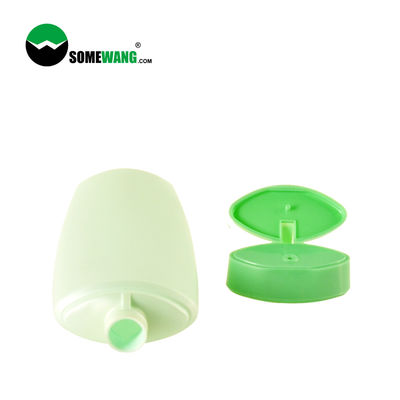 La bouteille en plastique 200ml de PE d'utilisation de shampooing a adapté la bouteille aux besoins du client plate de compression avec Flip Top Lid
