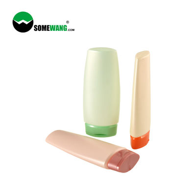 La bouteille en plastique 200ml de PE d'utilisation de shampooing a adapté la bouteille aux besoins du client plate de compression avec Flip Top Lid