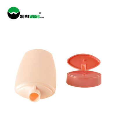La bouteille en plastique 200ml de PE d'utilisation de shampooing a adapté la bouteille aux besoins du client plate de compression avec Flip Top Lid