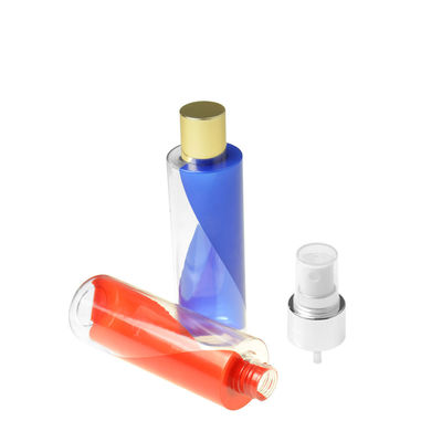 Bouteille en plastique 200ml de lotion de double bouteille cosmétique faite sur commande vide de la couleur PETG